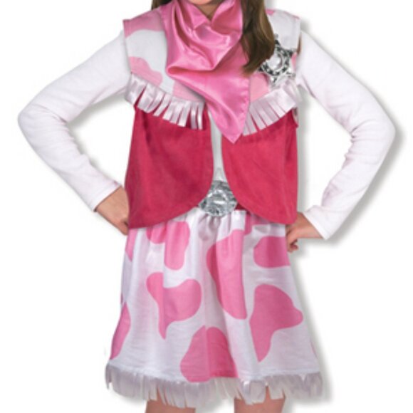 4pc Melissa & Doug Cowgirl Role Play Costume Size 3-6 - Picture 1 of 5
